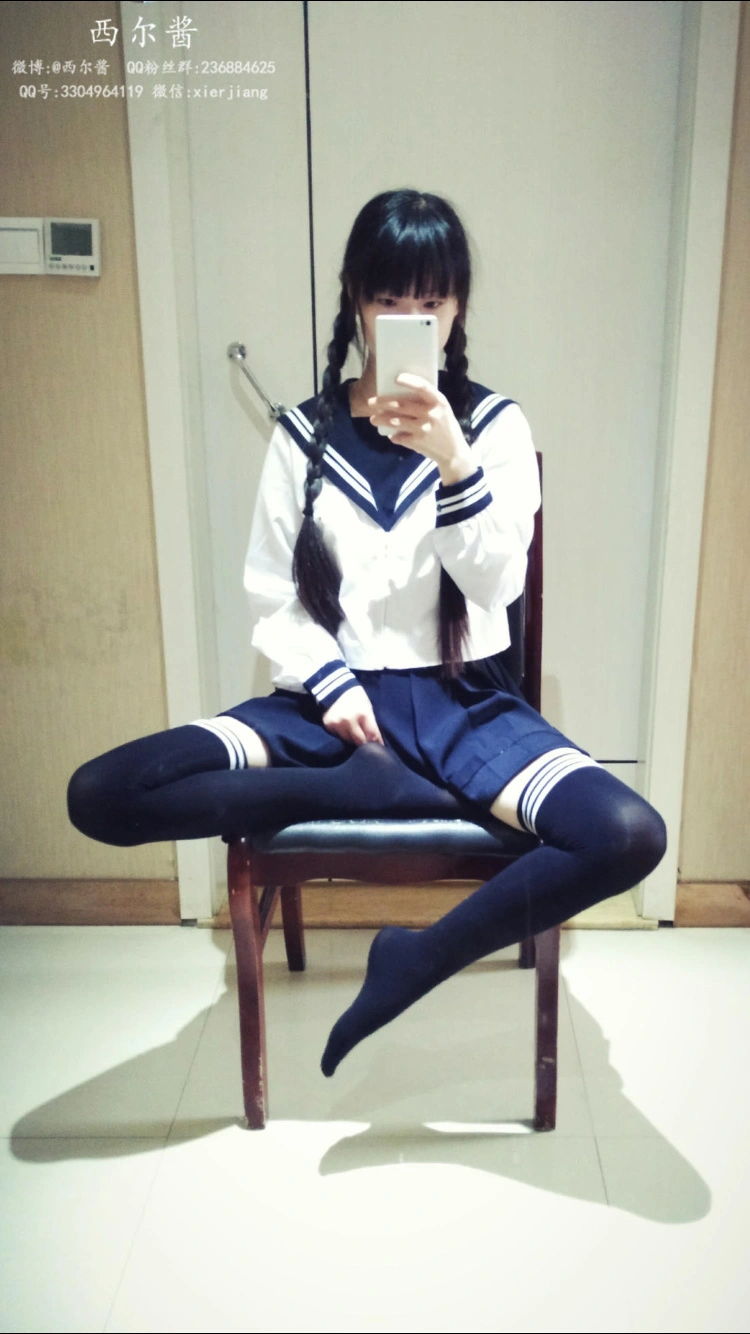 西尔酱 - NO.07 黑丝校服 2